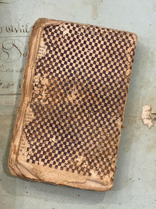Antique French 1804 Papier Dominote Book