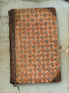 Antique Italian 1782 Papier Dominote Book