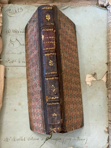 Antique Italian 1782 Papier Dominote Book