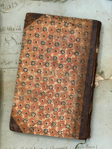 Antique Italian 1782 Papier Dominote Book