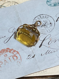 Antique Swivel Fob Pendant