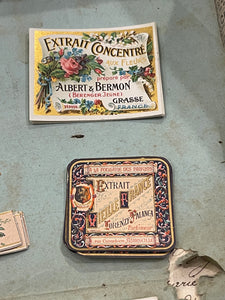 Antique Original French Perfume Labels - F