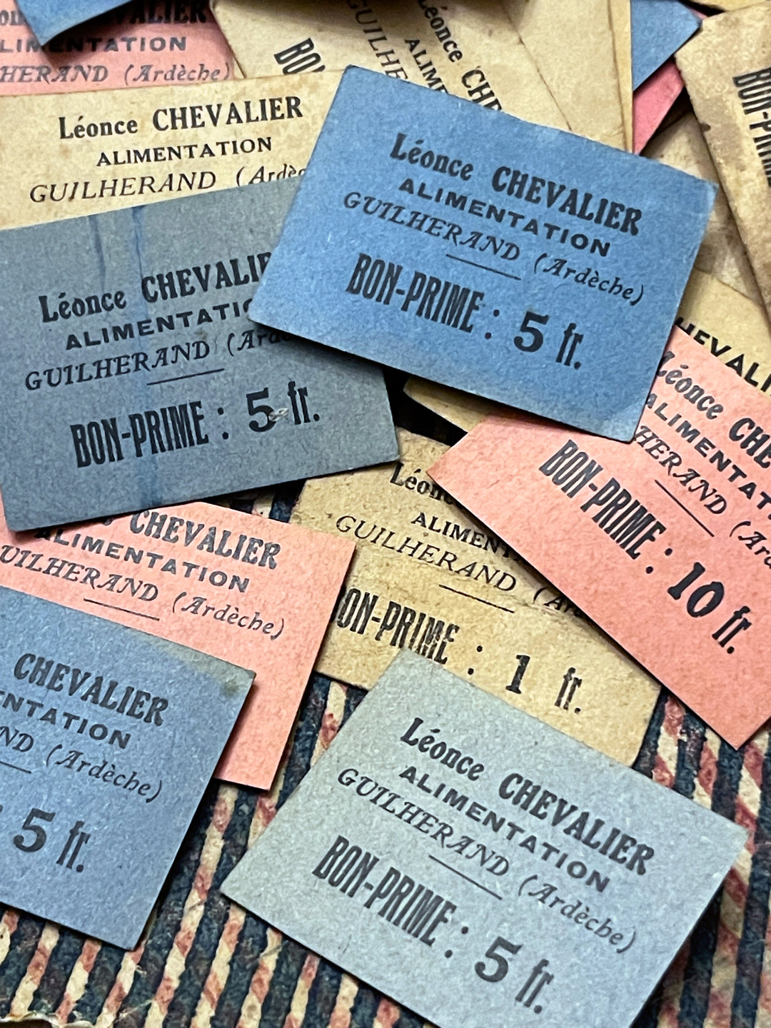 Vintage French Tickets in sets of 12