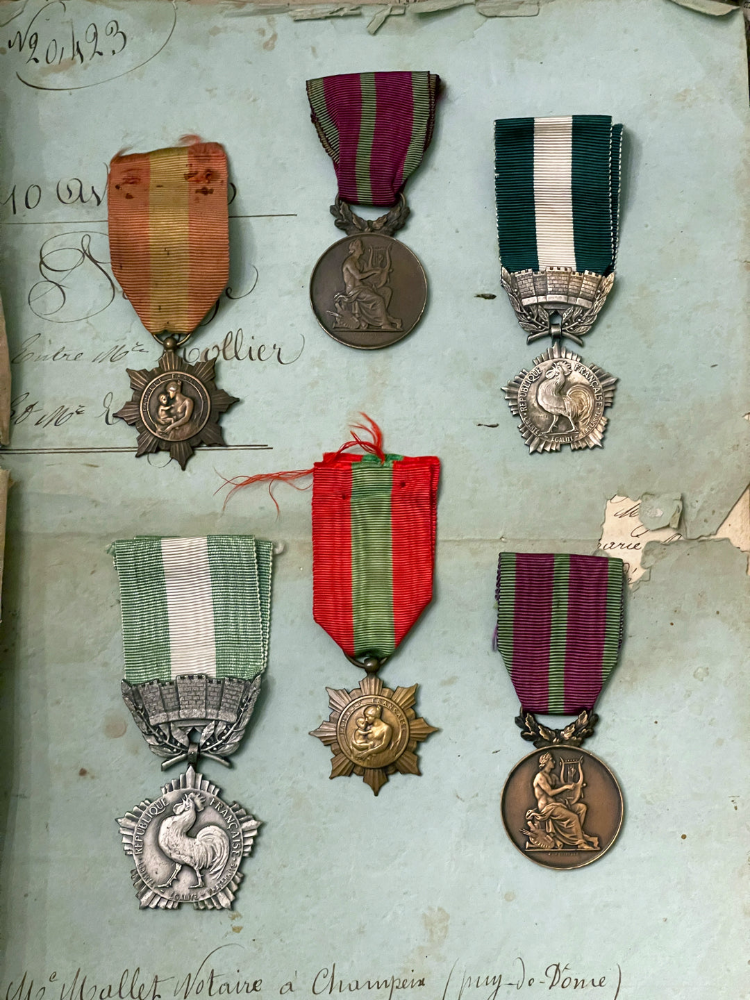 Antique French Medals - A