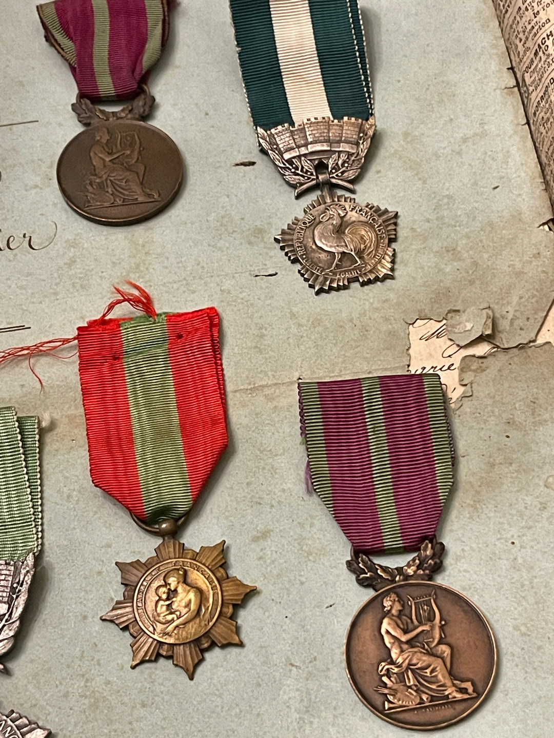 Antique French Medals - A