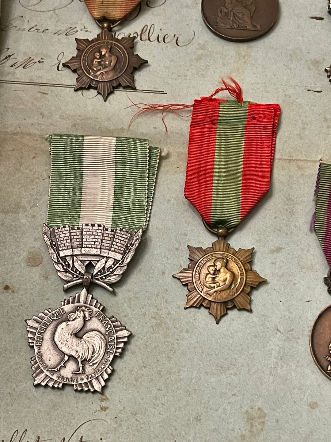 Antique French Medals - A