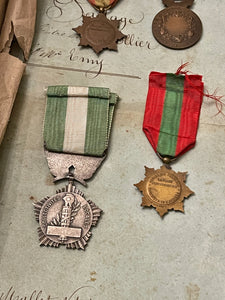 Antique French Medals - A