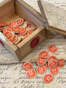 French Box With Seals and Gummed Labels
