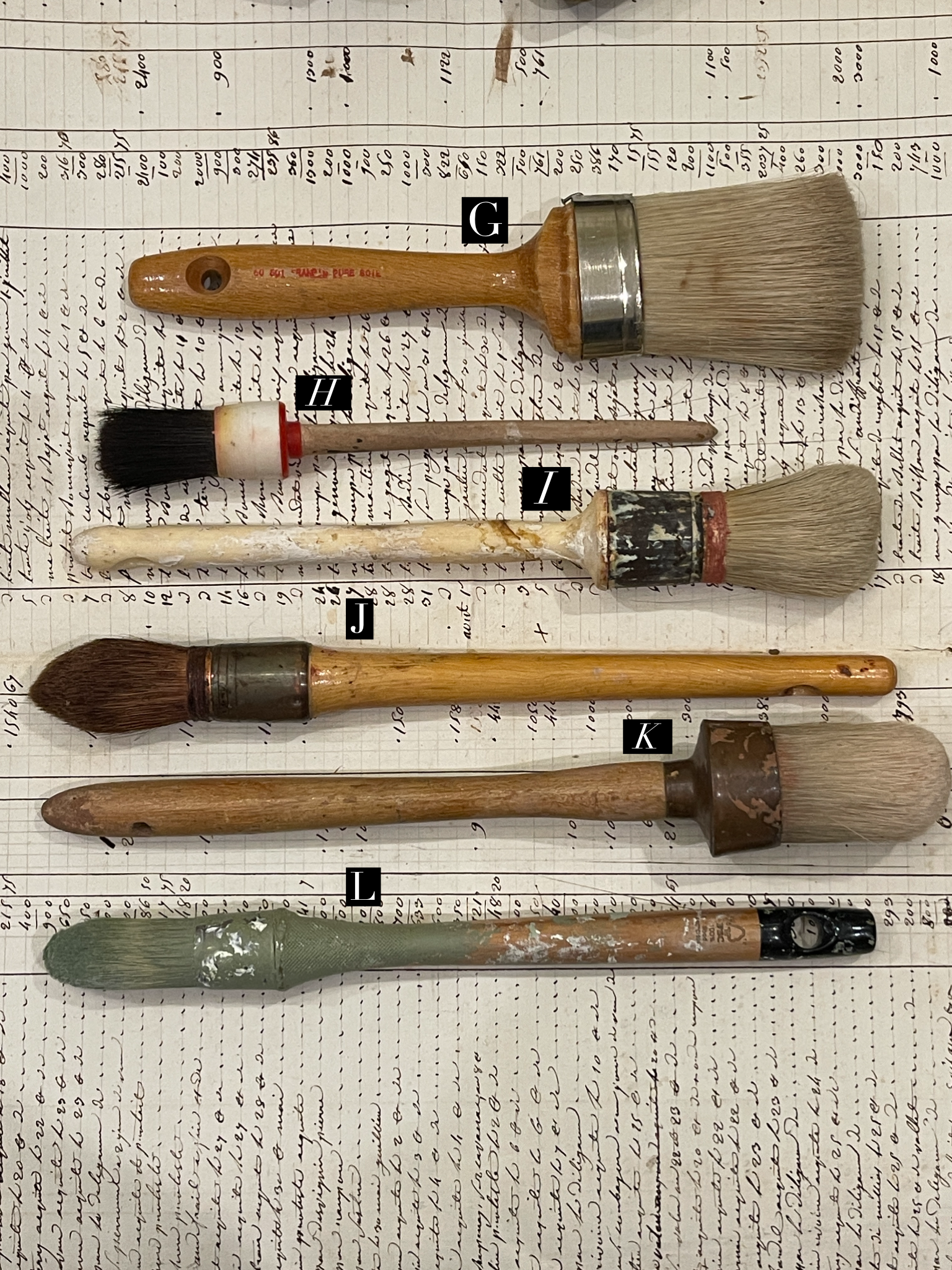 Antique and Vintage French Brushes