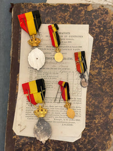 Vintage Medals from Belgium