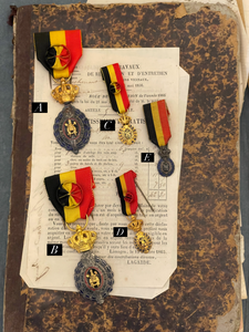 Vintage Medals from Belgium