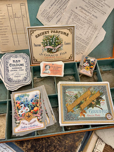 Antique Original French Perfume and Soap Labels - I