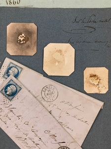 Rare Red Wax Seal Impressions - L