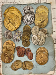 Antique and Vintage Metal Pieces from Lourdes - A