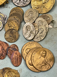 Antique and Vintage Metal Pieces from Lourdes - A