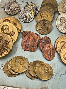 Antique and Vintage Metal Pieces from Lourdes - A