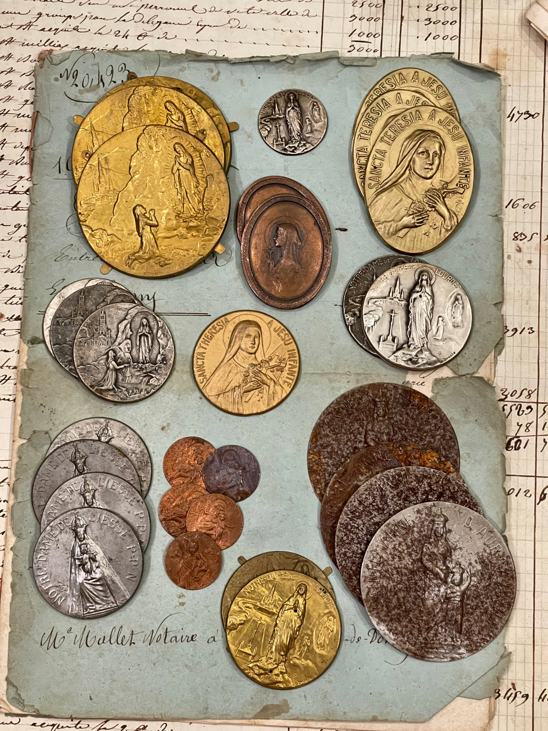 Antique and Vintage Metal Pieces from Lourdes - B