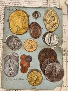 Antique and Vintage Metal Pieces from Lourdes - B