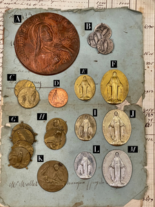 Antique and Vintage Metal Pieces from Lourdes - C
