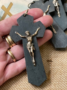 1800's French Religious Crosses for Rosaries