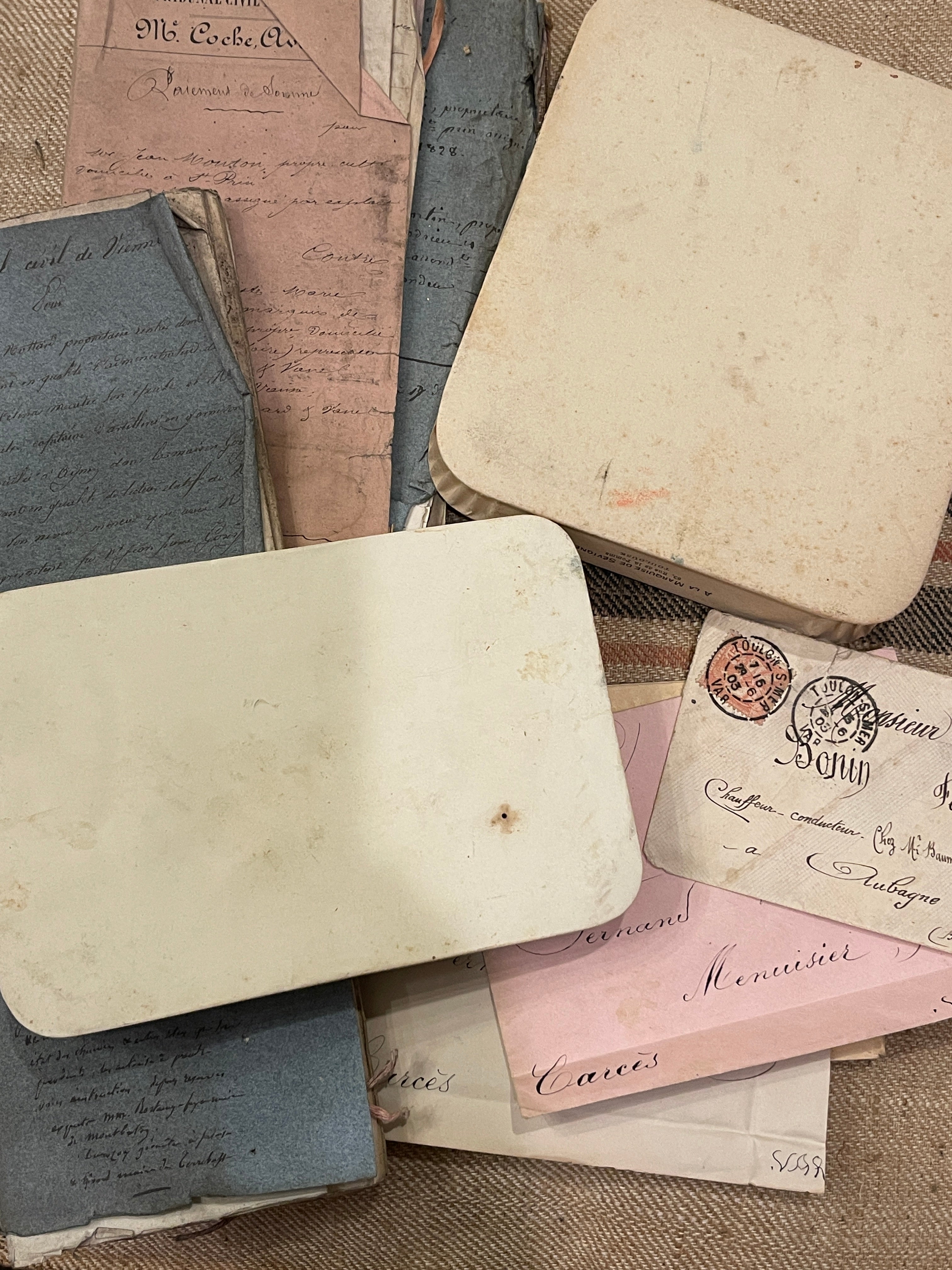 Antique French Bonbon Chocolate Boxes
