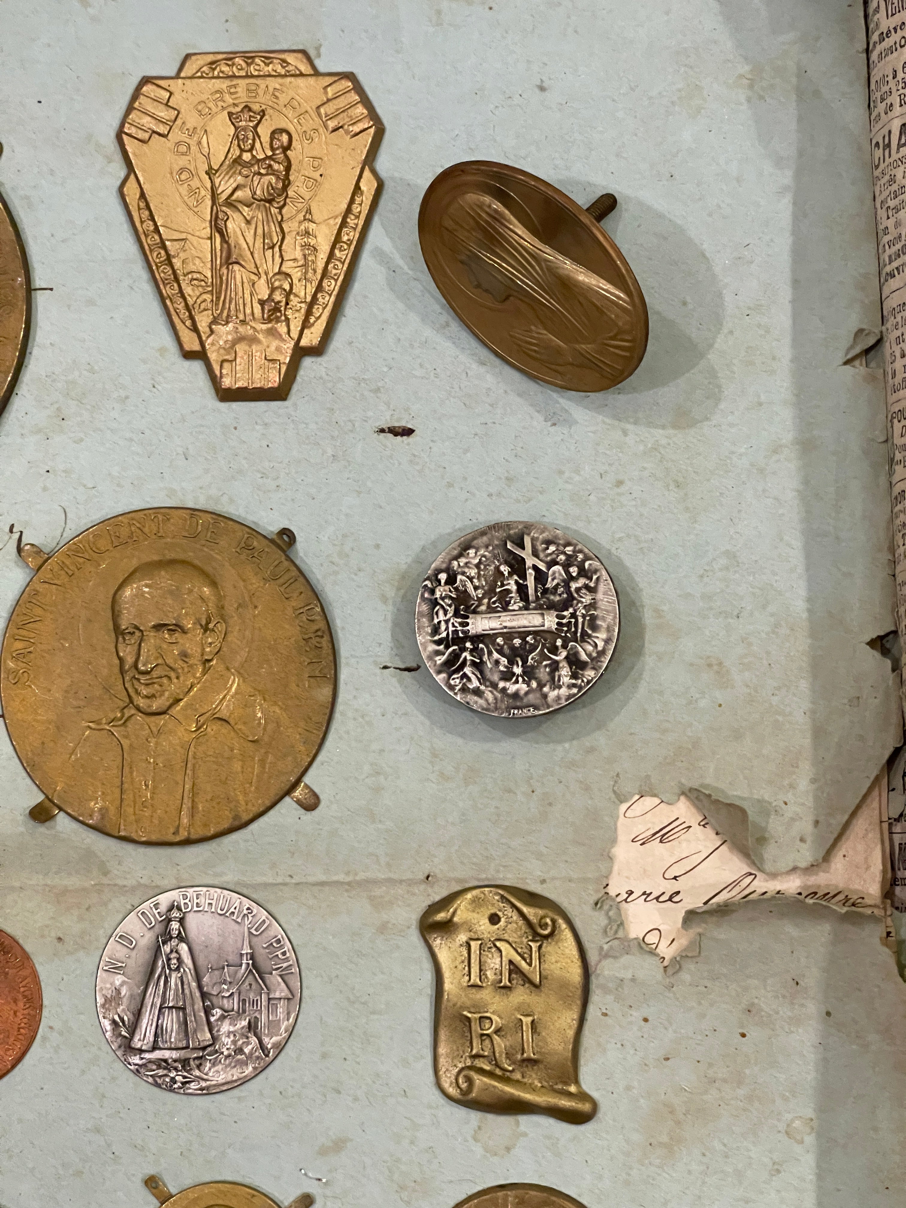Antique and Vintage Metal Pieces from Lourdes - D