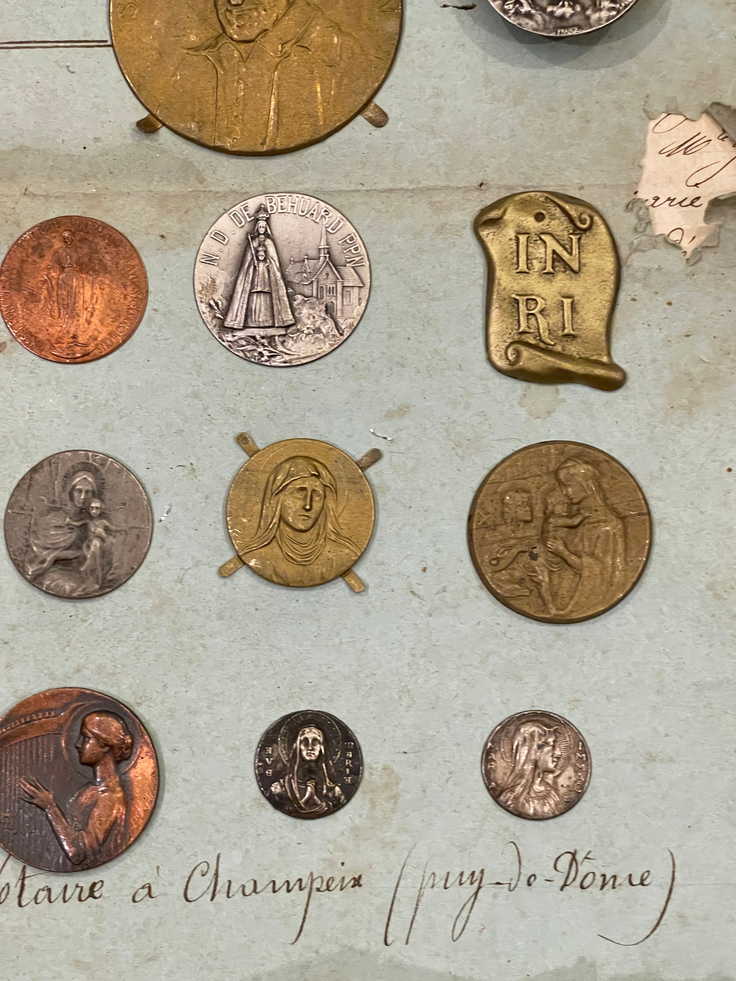 Antique and Vintage Metal Pieces from Lourdes - D