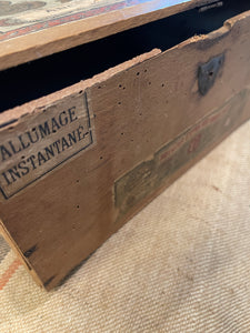 Pretty Large Antique French Candle Box