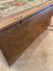 Pretty Large Antique French Candle Box