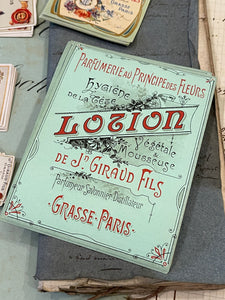 Antique Original French Perfume and Soap Labels - J