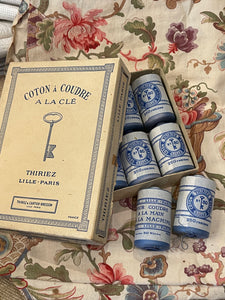 Antique Spool Thread Coton A Coudre A LA CLE