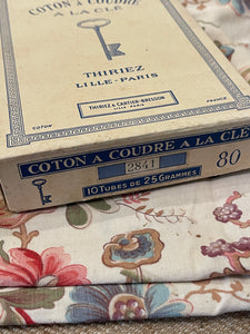 Antique Spool Thread Coton A Coudre A LA CLE