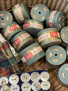 Haberdashery collection of ECRU Linen CSF FIL HERCULEX  thread