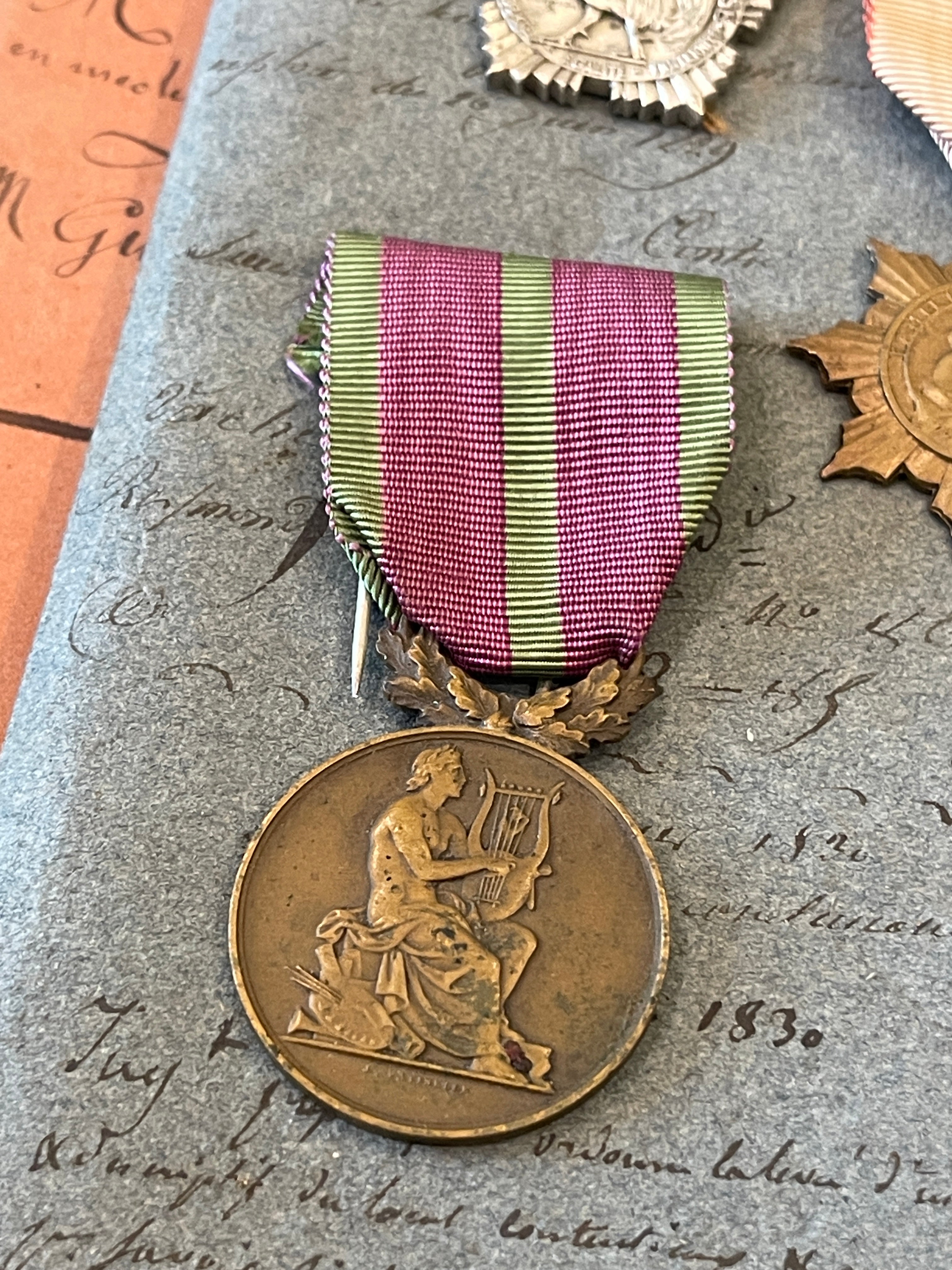 Antique French Medals - B