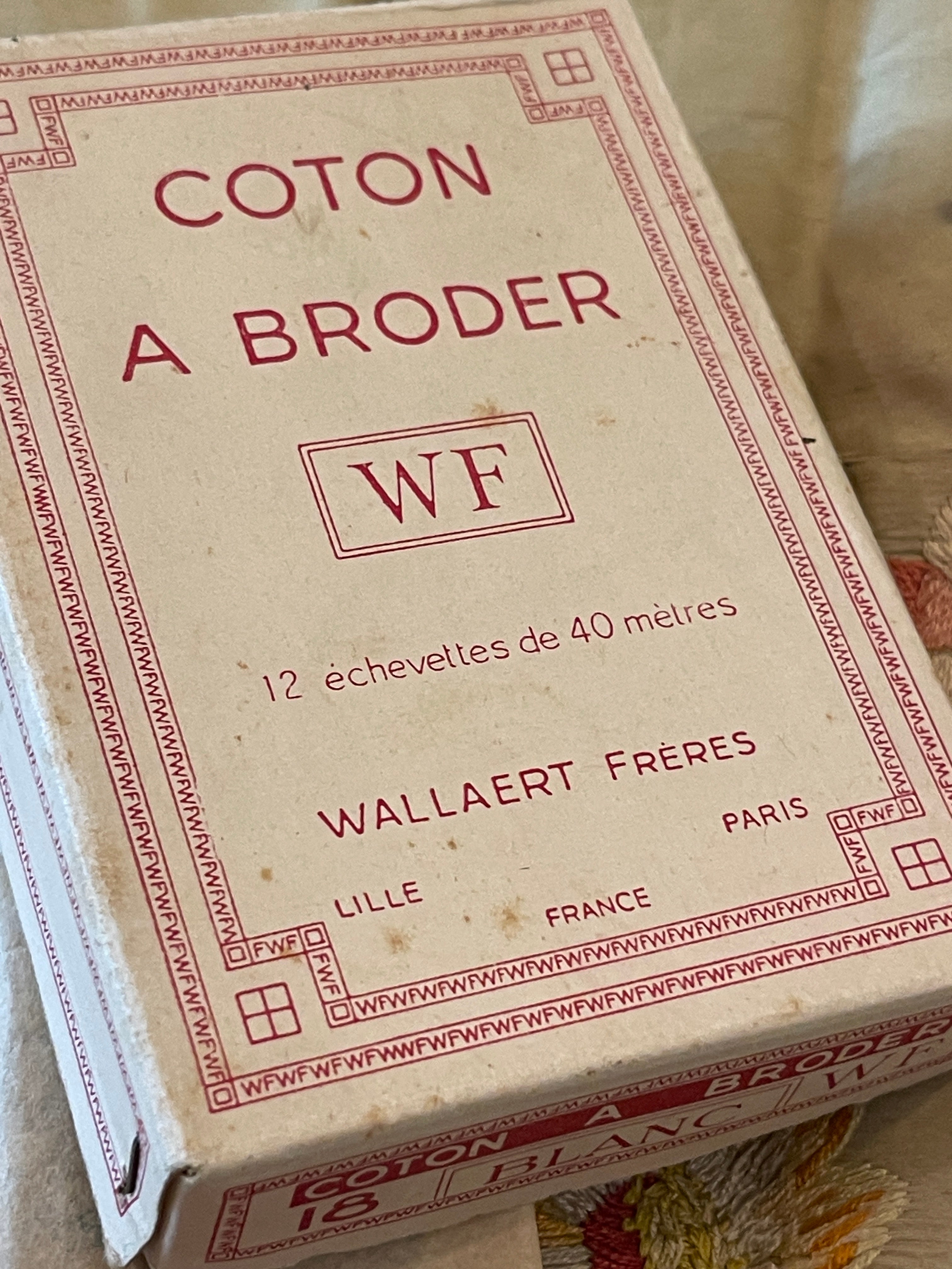 Wallaert Freres Vintage Embroidery Thread