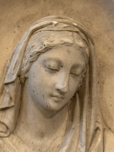 Antique 1800s French Religious Icon Signed Bloch