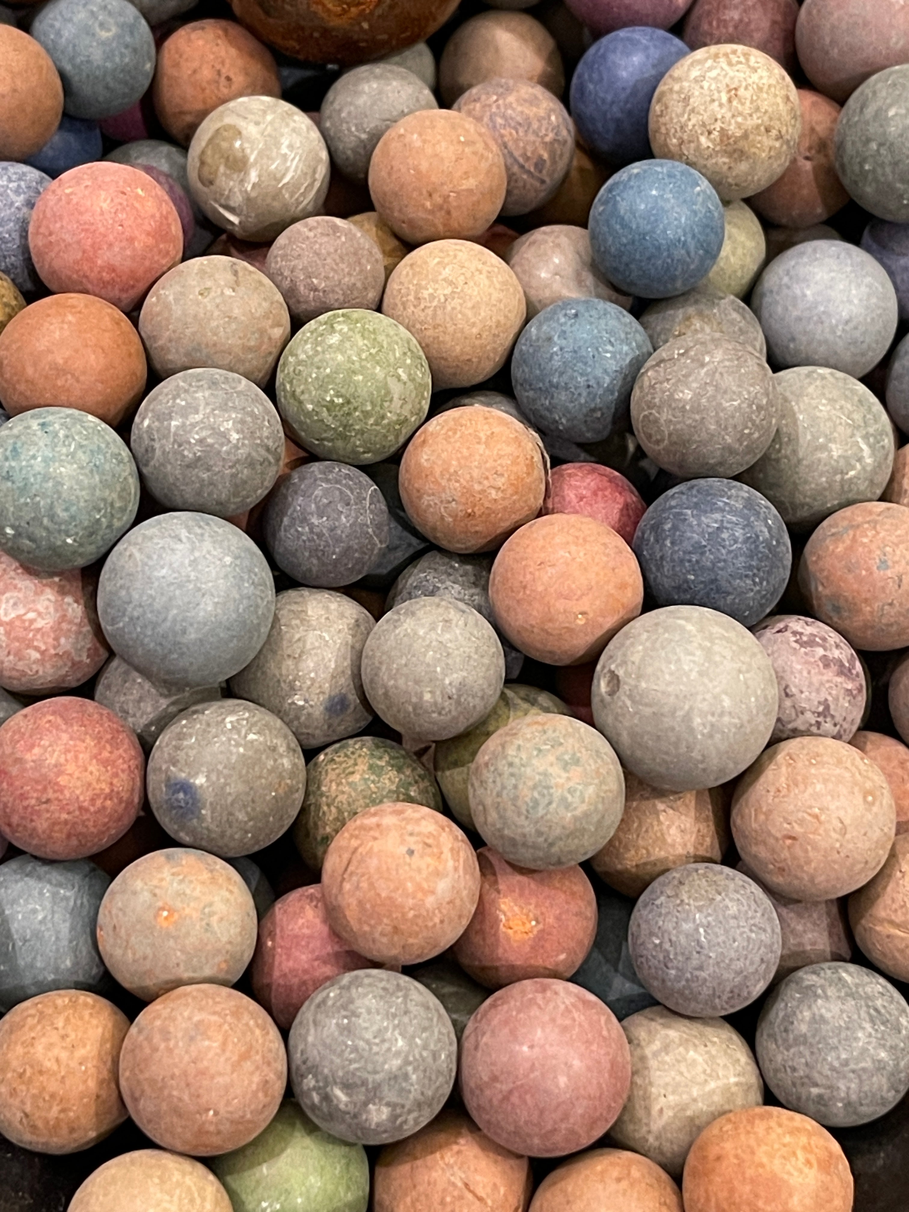Antique French Marbles - Sets of 8
