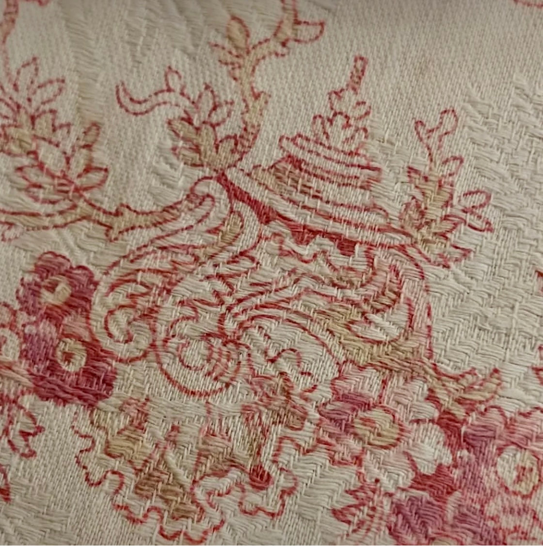 Antique 1880s French Printed Cotton *