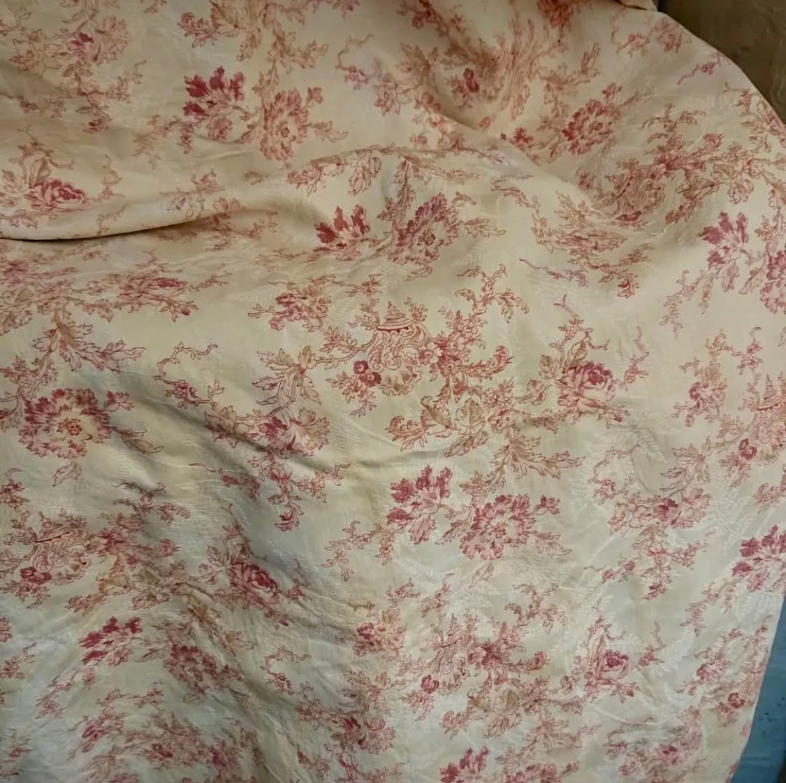 Antique 1880s French Printed Cotton *