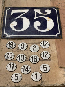 Antique French Numbers