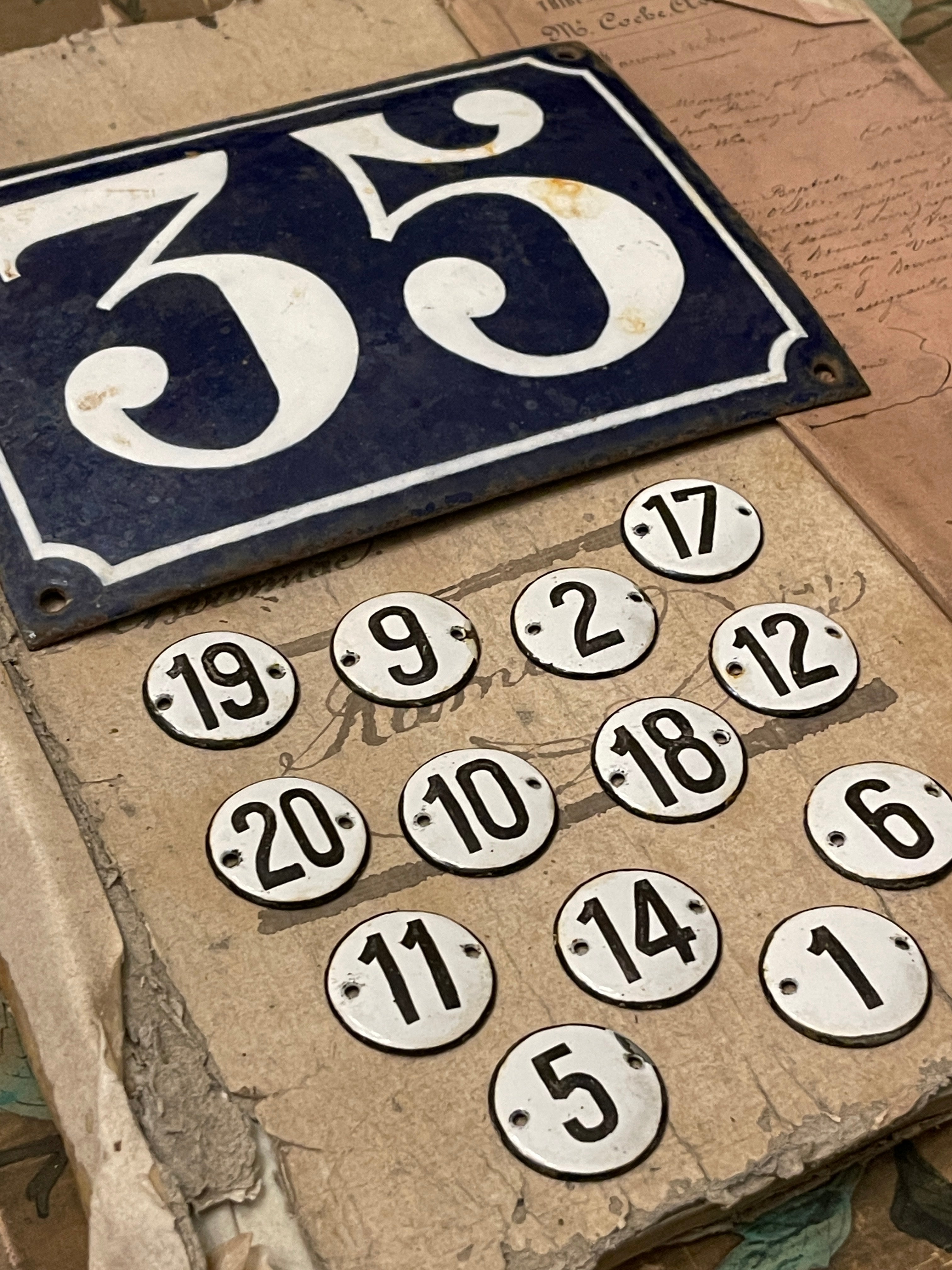 Antique French Numbers