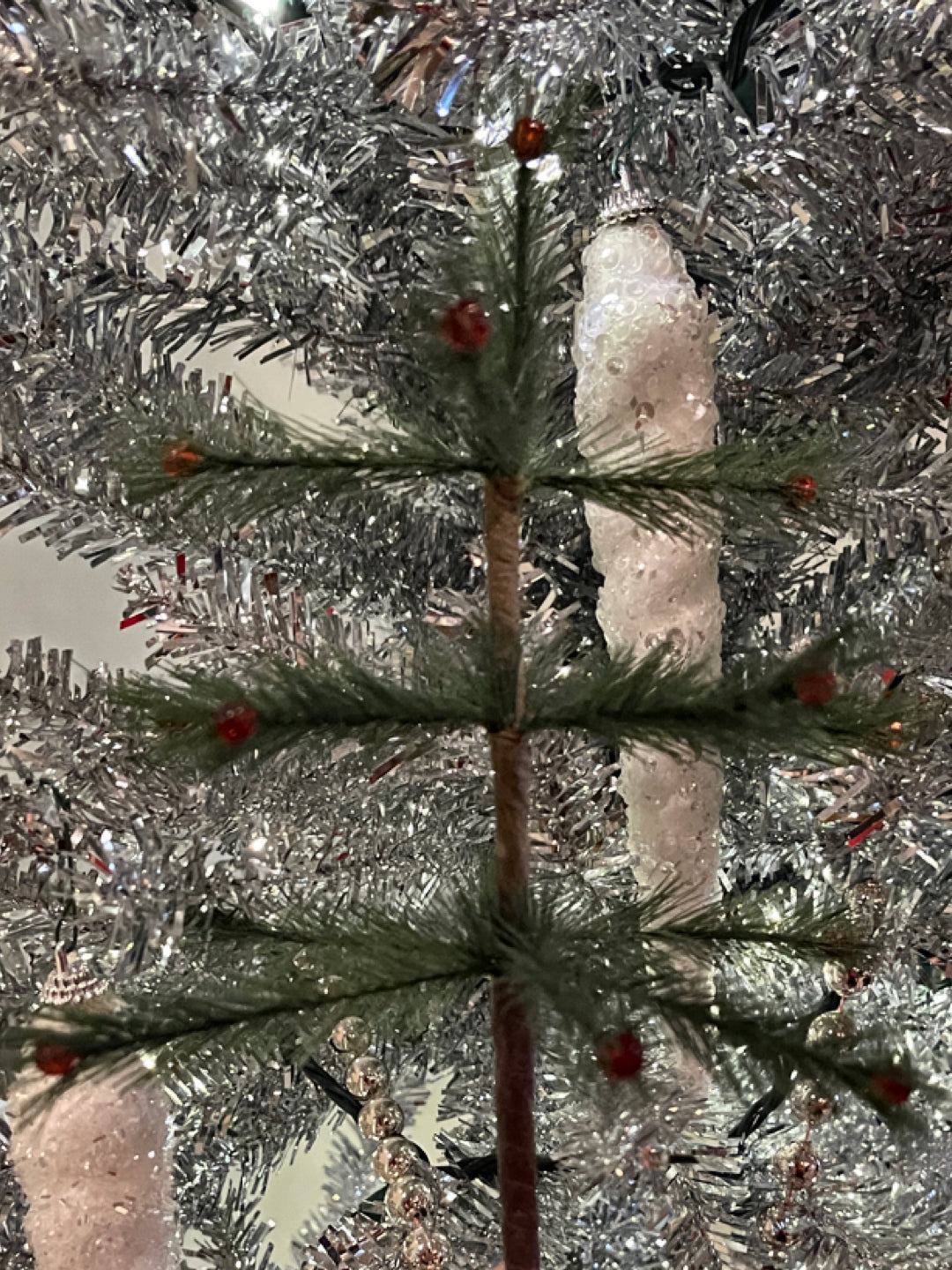 Miniature 9" Faux Feather Tree