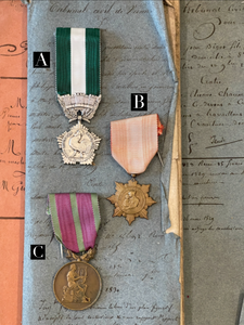 Antique French Medals - B