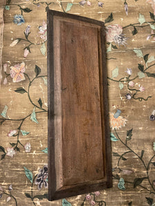 Antique Hand Carved French Wood Panel - A