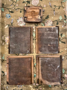 Antique Hand Carved French Wood Panels - E
