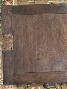 LARGE Antique Hand Carved French Wood Panel