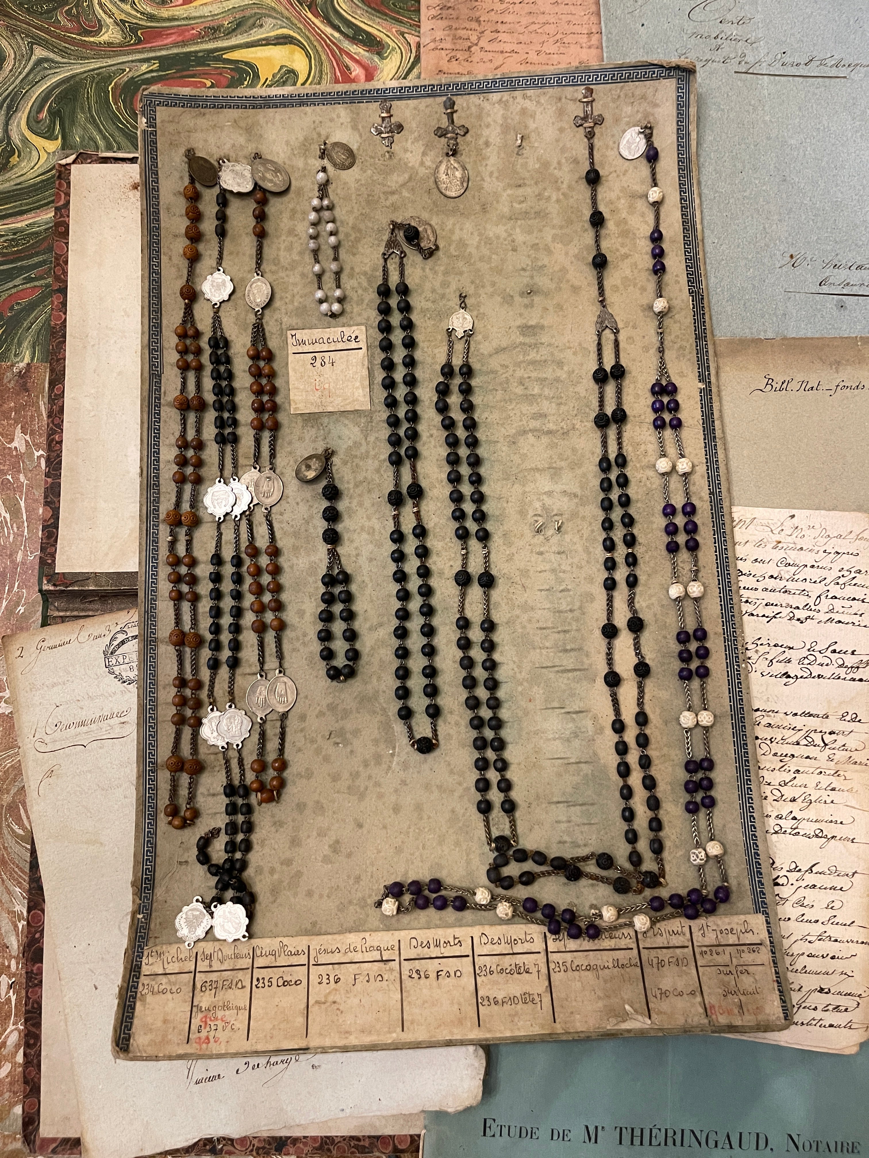 Rosaries Sample Salesman Board