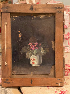 Antique Double Sided French Painting