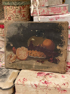 Antique Double Sided French Painting