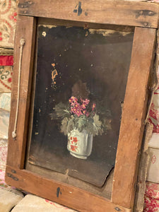 Antique Double Sided French Painting